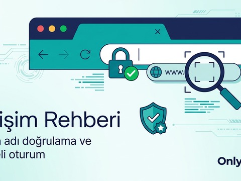 OnlySpin erişim rehberi görsel — SSL ve alan adı kontrolü