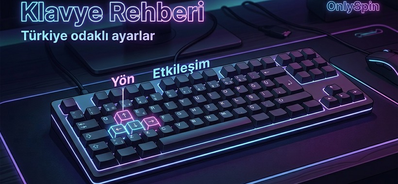 OnlySpin FPS ve klavye rehberi makale kapak görseli