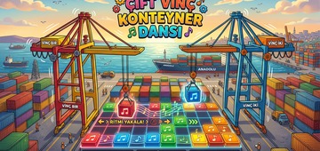 Çift Vinç Konteyner Dansı oyun görsel