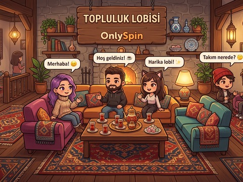 OnlySpin Türkiye topluluk lobi görsel