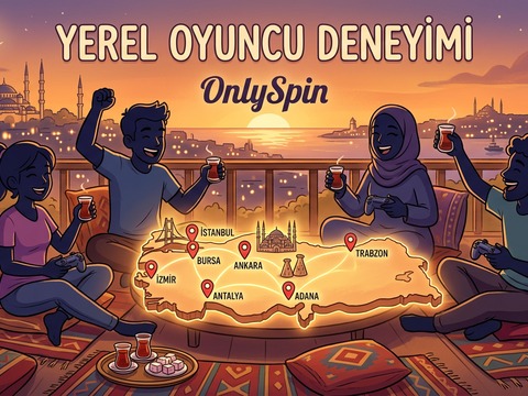 OnlySpin Türkiye yerel oyuncu deneyimi görseli